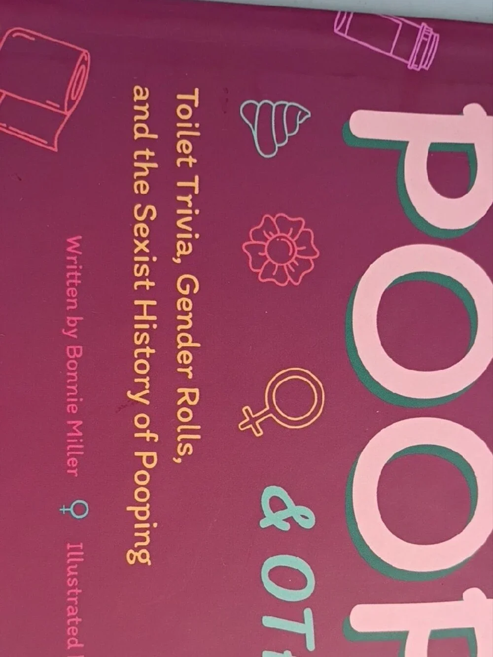 Target Women Don't Poop Book - Pink and Teal
